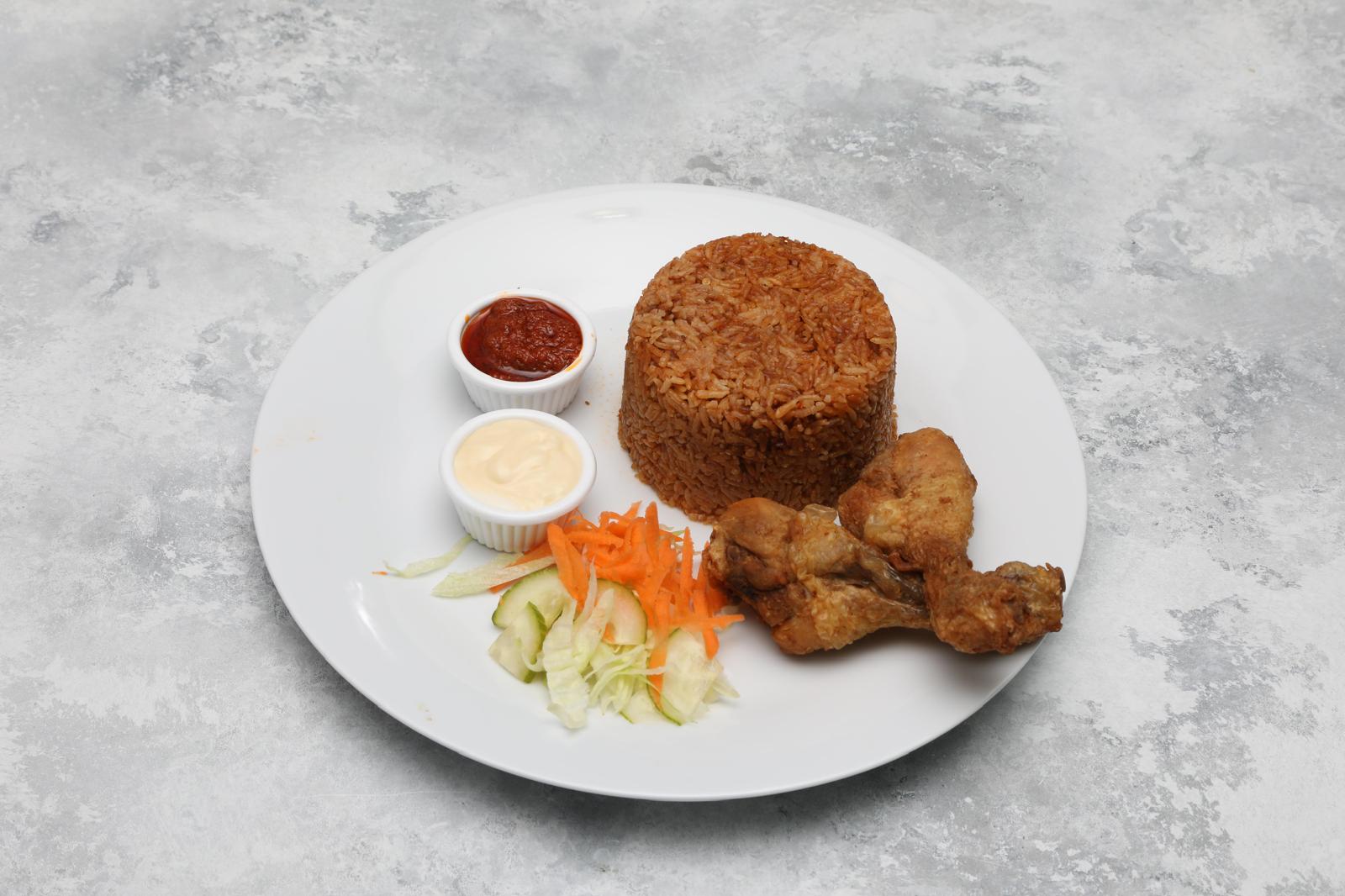 Jollof Rice with Chicken