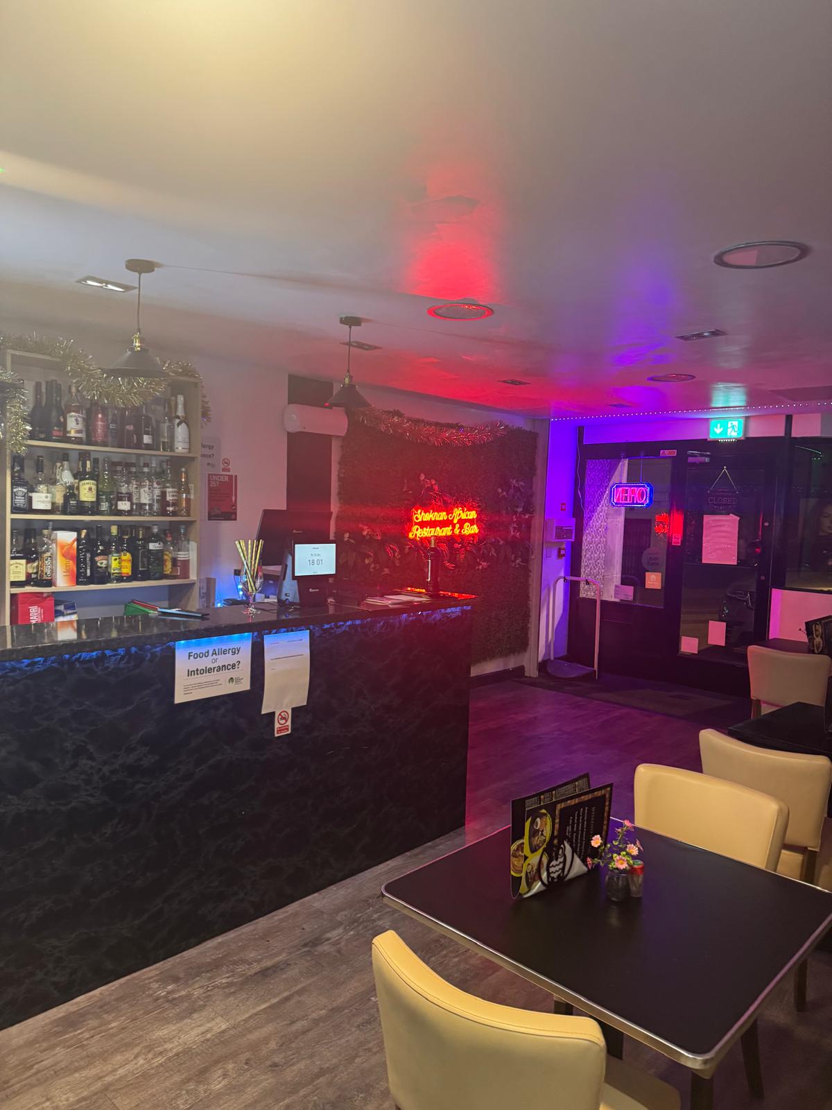 Inside Shoknan restaurant