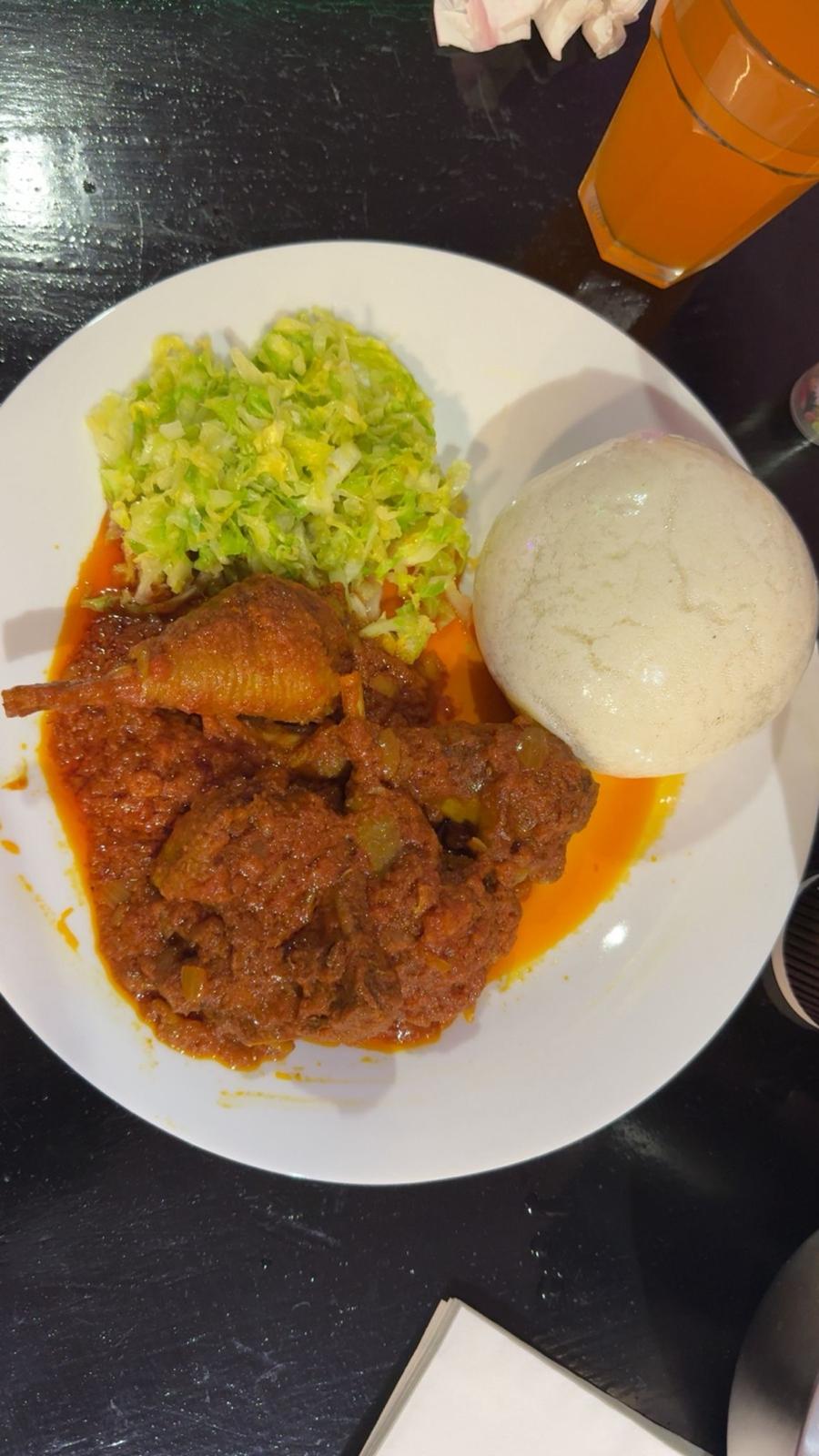 Sadza with Hard Chicken Stew